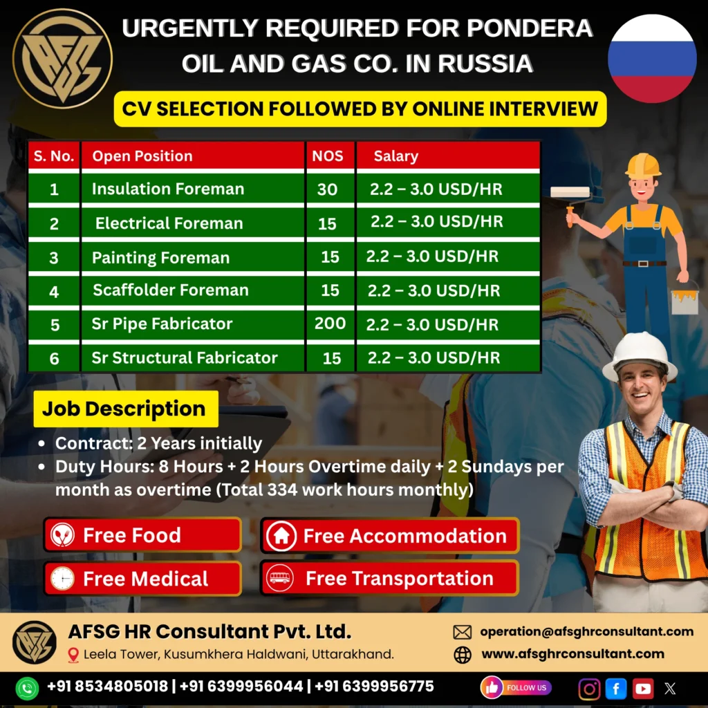 Job Opportunities in Russia