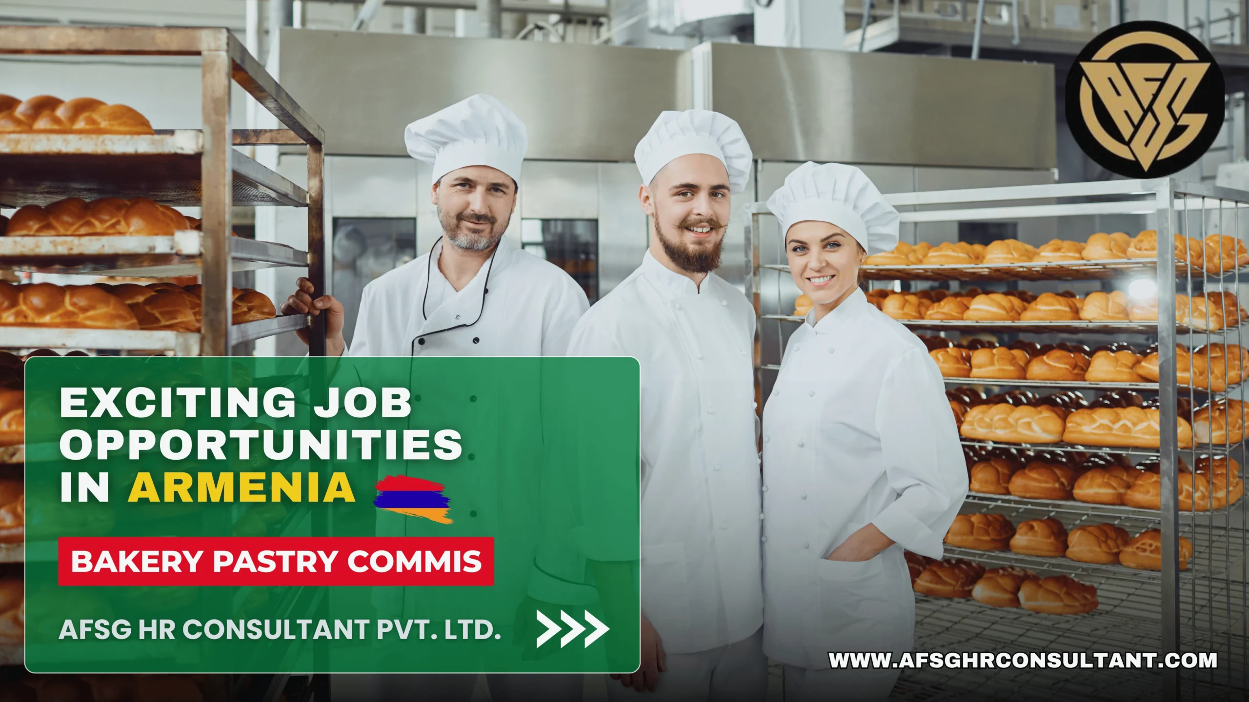 Bakery Pastry Commis Jobs in Armenia