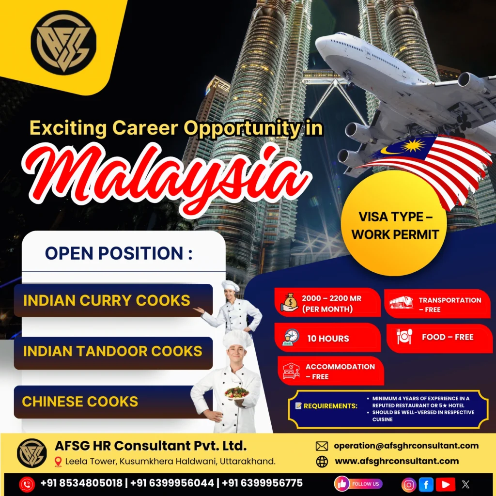 Exciting Career Opportunity in Malaysia