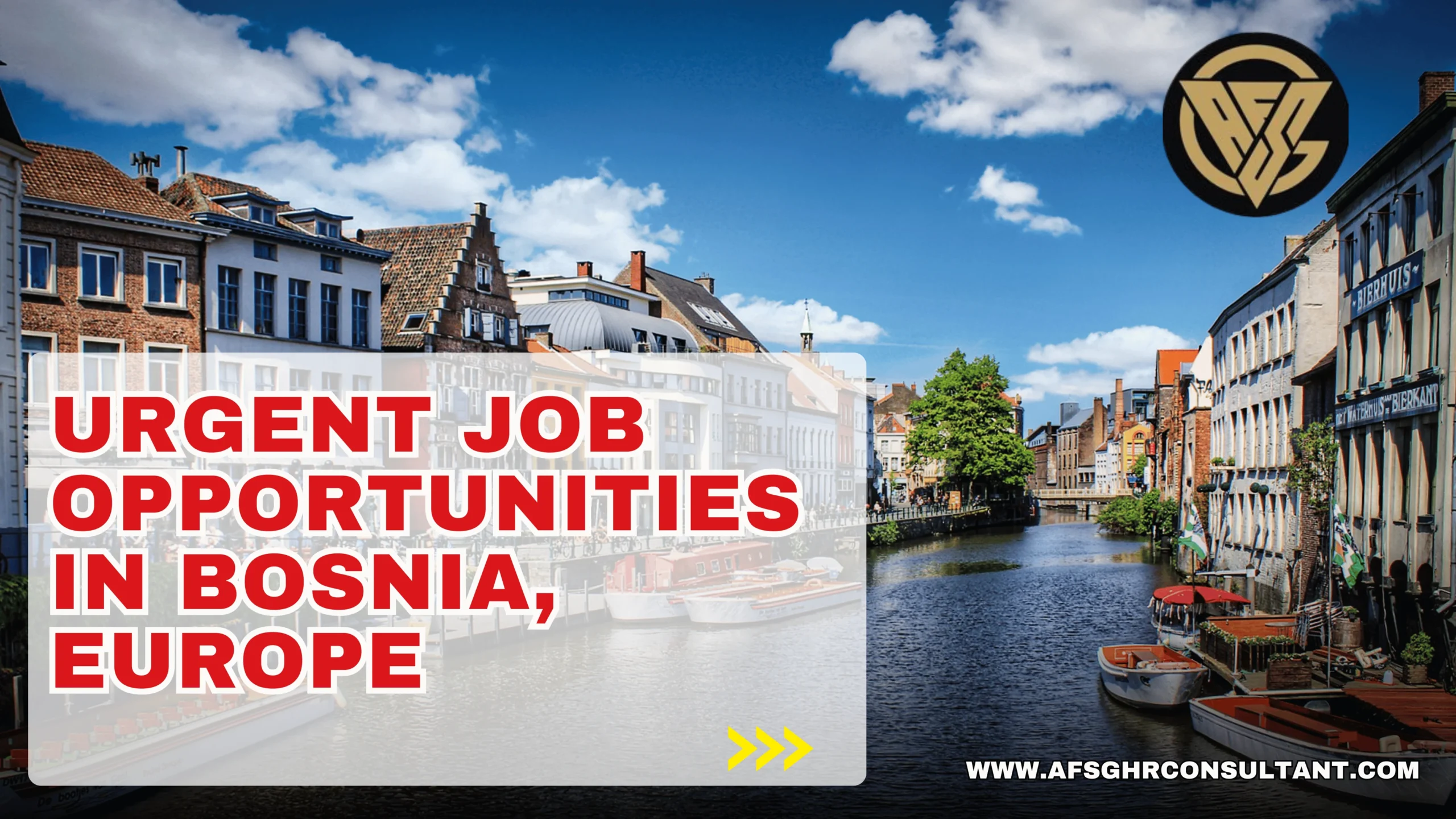 Jobs in Bosnia Europe