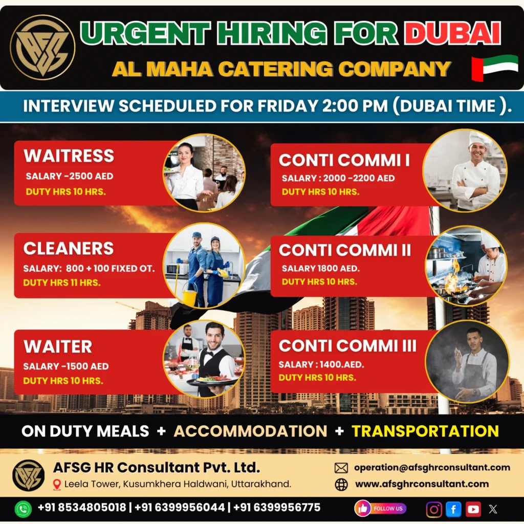 Dubai Hospitality Jobs