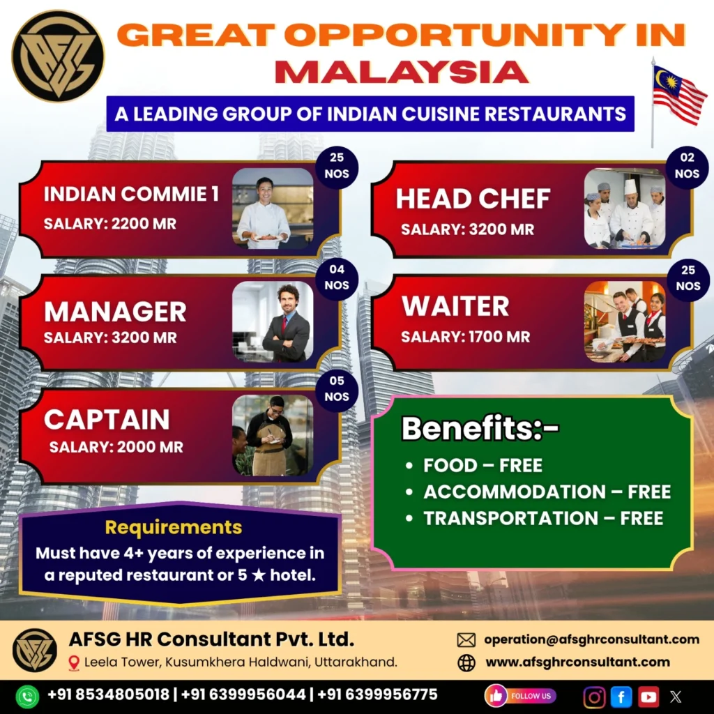 Job Opportunities in Malaysia
