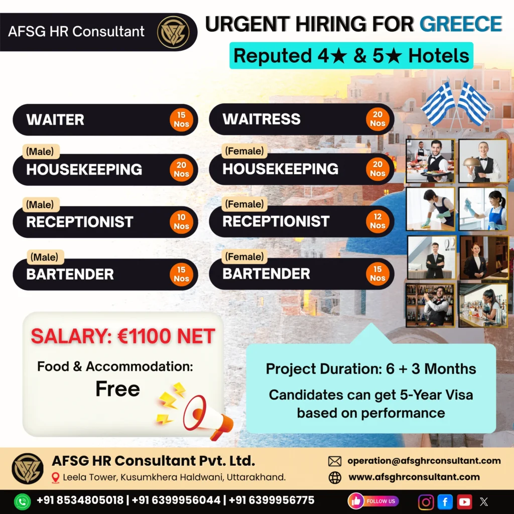 Job Opportunities in Greece