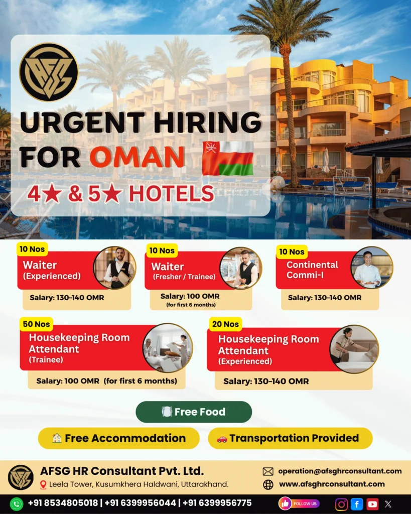 Job Opportunities in Oman