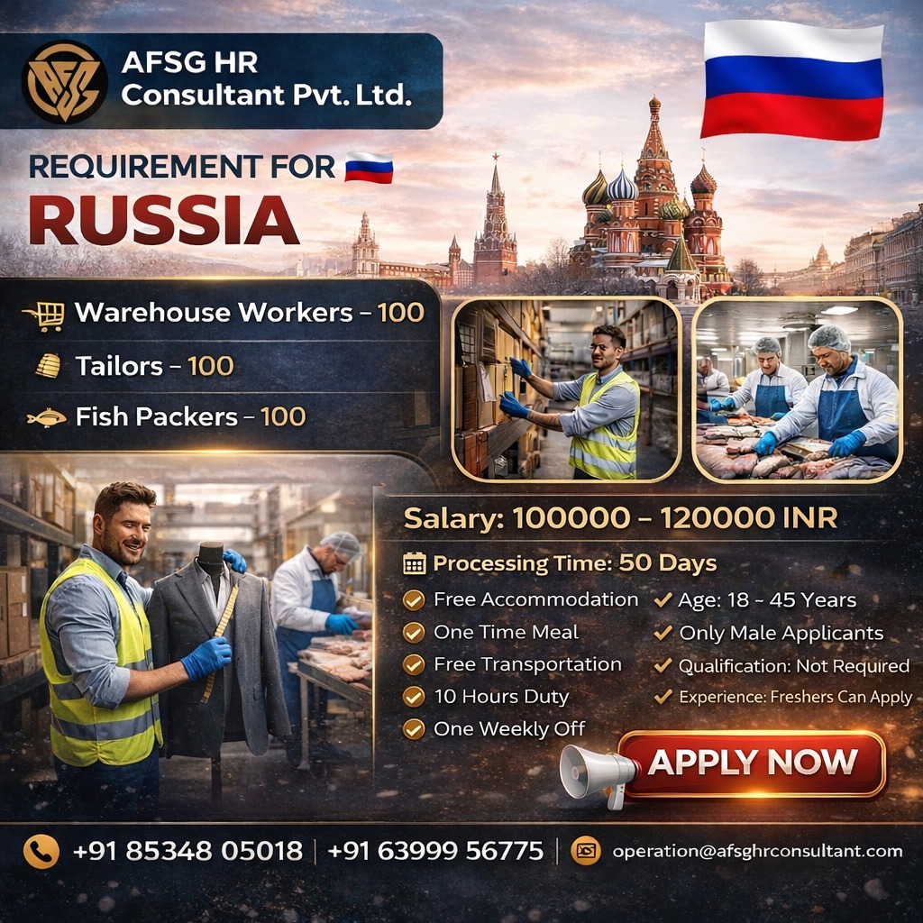 Russia Job Vacancy