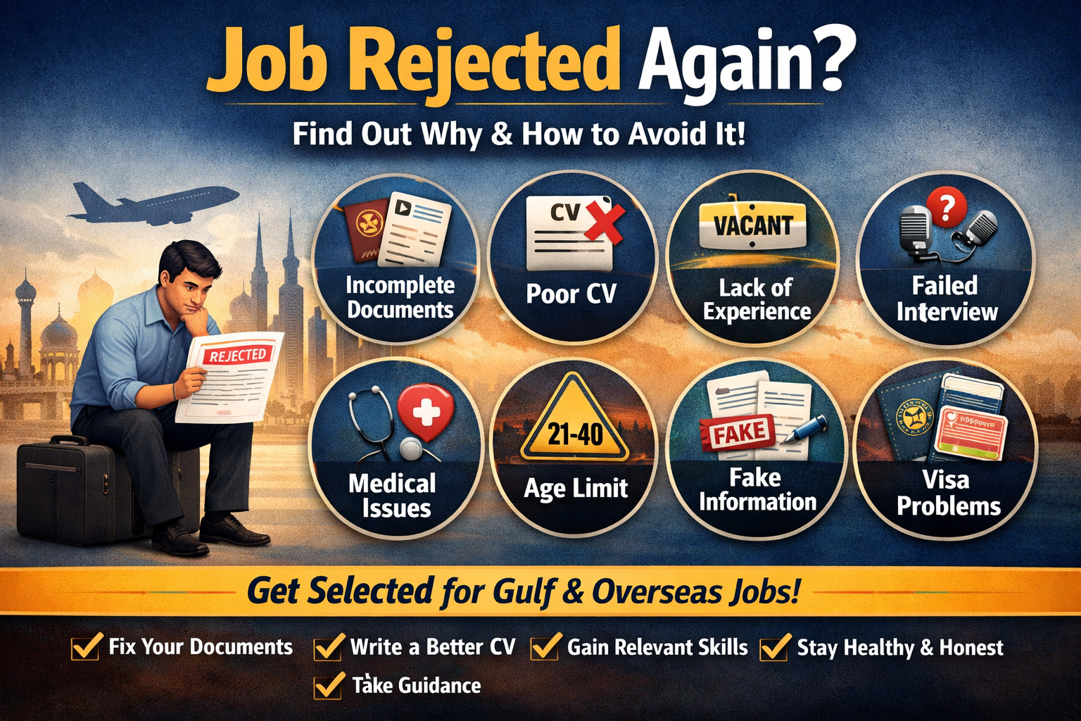 Why candidates get rejected