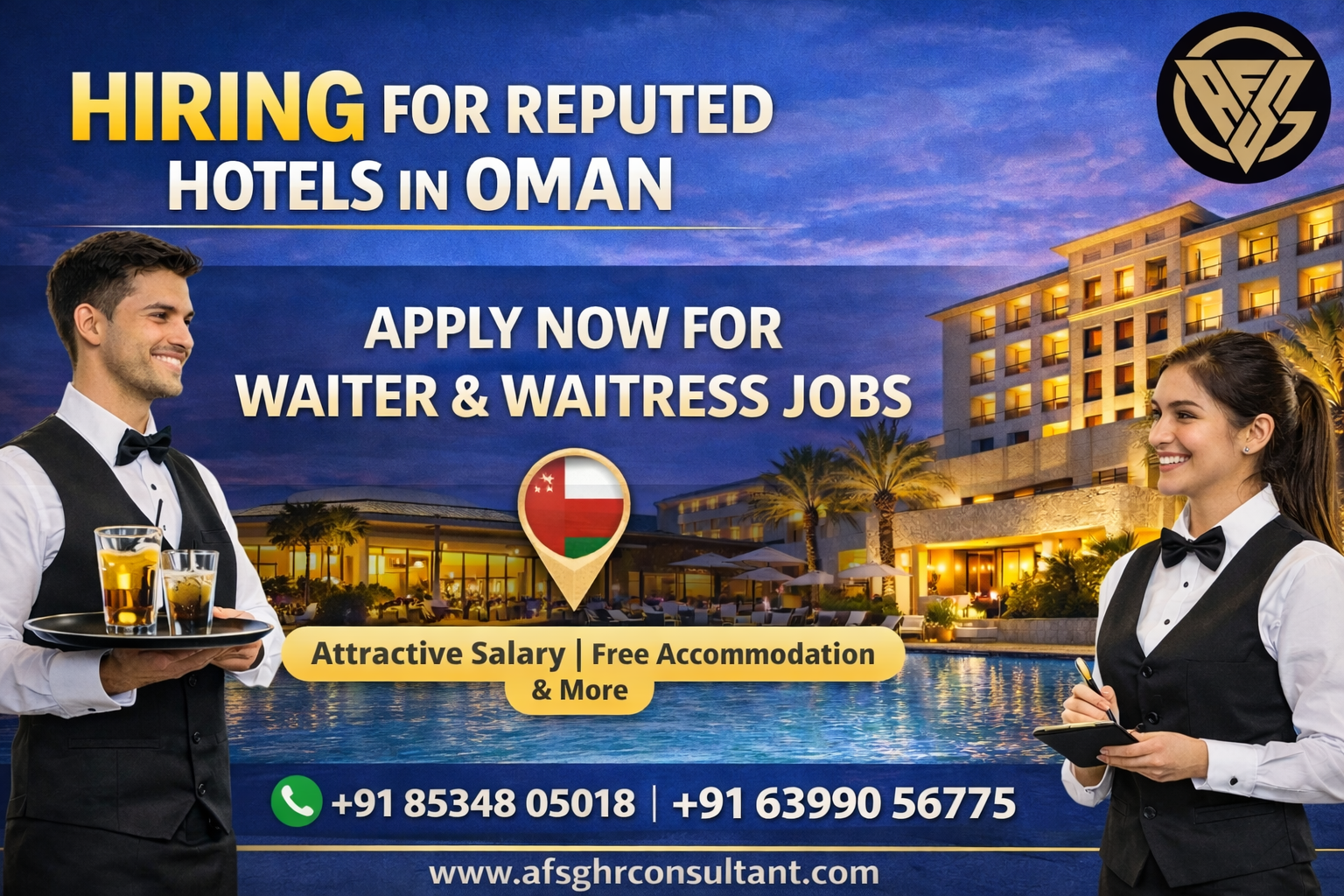 Hiring Waiters & Waitresses