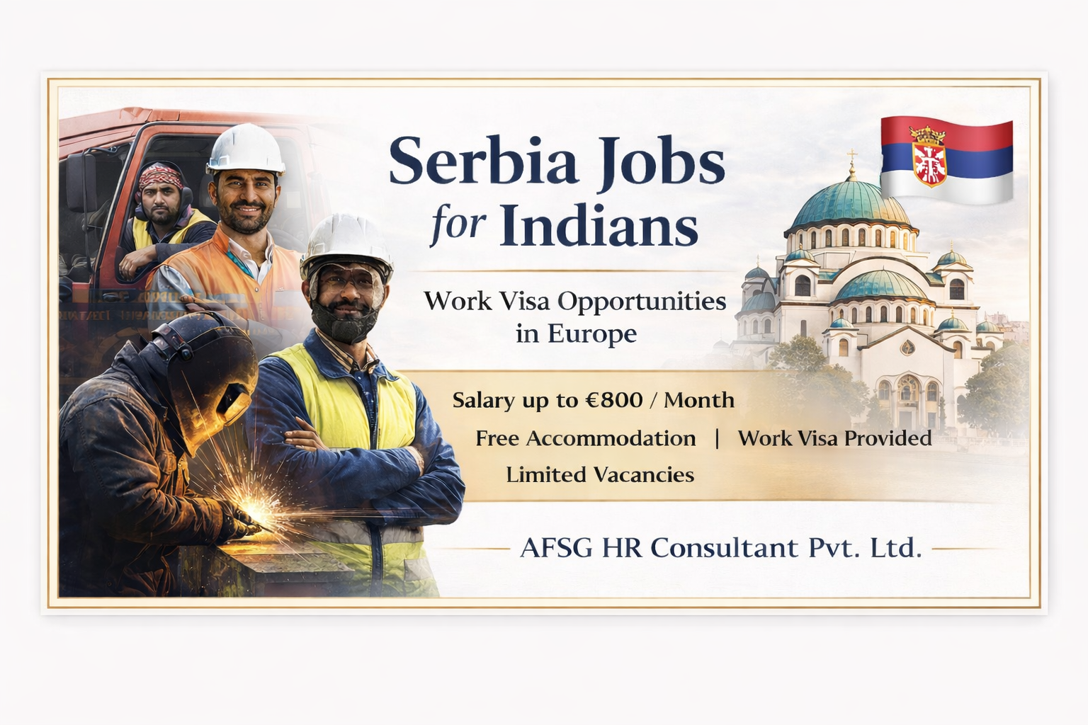 Serbia Jobs for Indians