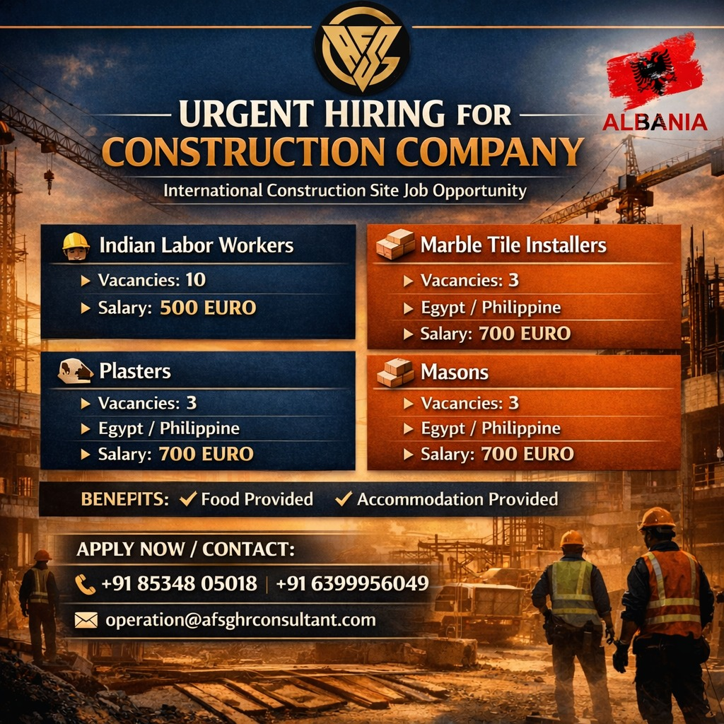 Construction Jobs in Albania