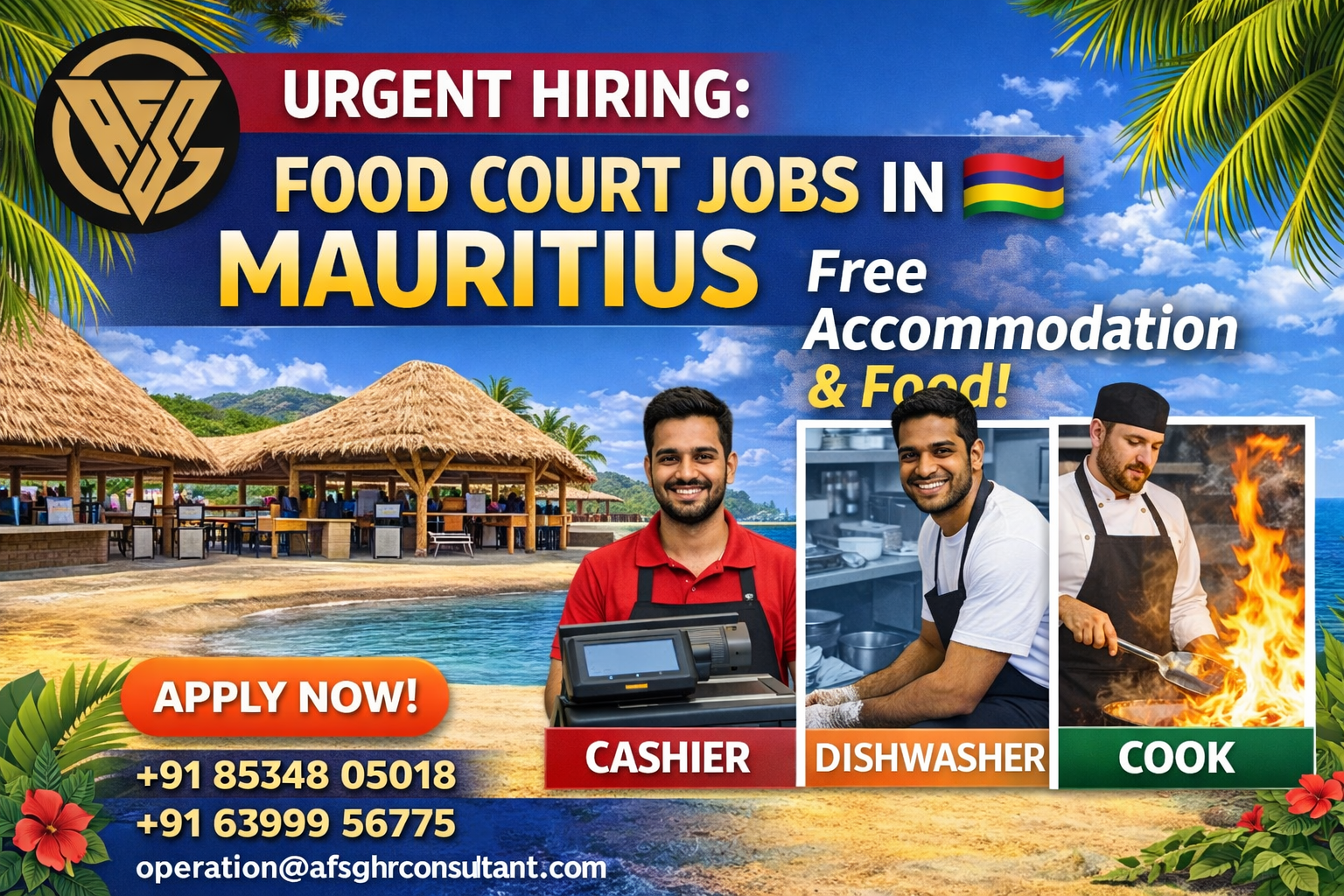 Mauritius Food Court Jobs