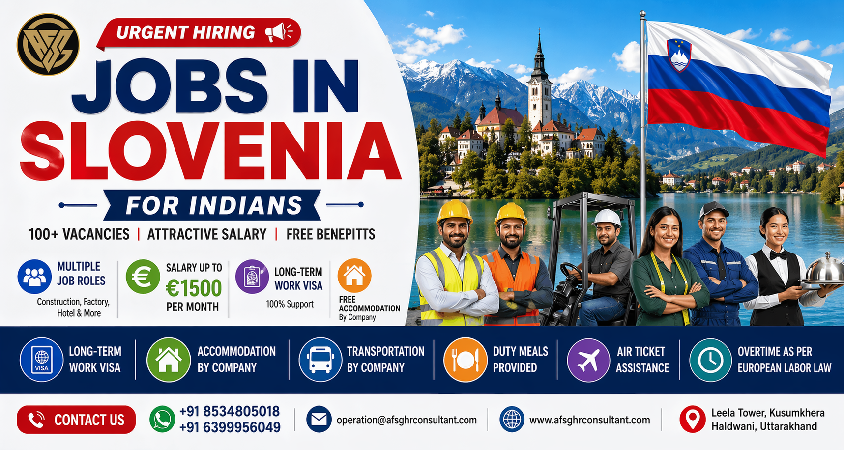 Jobs in Slovenia for Indians