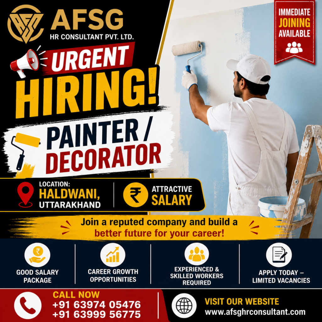 Painter Jobs in Haldwani